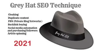 Grey Hat SEO Techniques 2021 | Grey Hat SEO Tutorial 2021