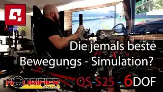Qubic QS S25 6DOF Motion Sim System f&uuml;r Renn & Flugsimulation Review deutsch