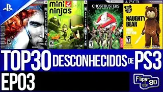 TOP 30 DESCONHECIDOS DE PS3 EP03 | MELHORES JOGOS DE PS3
