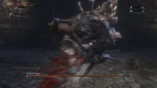 Bloodborne Hintertomb Chalice Undead Giant (Axe & cannon) Boss Fight