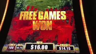 Aristocrat The Walking Dead 2 Slot: Free Games Bonus Big Win
