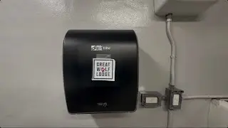 Pro Link Elite Automatic Towel Dispenser At The Great Wolf Lodge Water Park Grand Mound Washington 