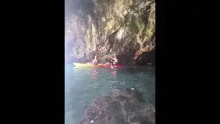 Kayak in caves in Mallorca