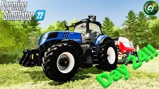 FS22 Fast Baling! | Ultra 4K! | Back Roads Day 24! | #timelapsevideo | #fs22 | #cjfarms