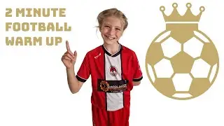 Easy 2 Minute Football Warmup For Kids