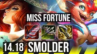 MISS FORTUNE & Alistar vs SMOLDER & Senna (ADC) | 14/6/16, 43k DMG | NA Challenger | 14.18