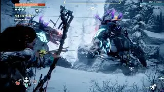 Aloy and Aratak V.S. 3 Frostclaws | Horizon Zero Dawn Amazing Moments
