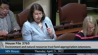 House passes Environment and Natural Resources Trust Fund appropriations bill 4/21/22