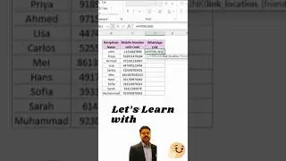#Excel#ExcelTips#WhatsApp#Automation#ExcelTricks#VBA#ExcelFormulas#Hyperlink#ENCOEURL #bulkmessaging