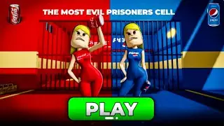 COCA-COLA VS PEPSI WOMAN PRISON RUN! (Obby) #roblox #scaryobby 