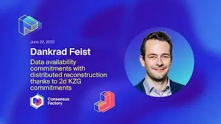 Data availability commitments with distributed reconstruction thanks to 2d KZG comm. - Dankrad Feist