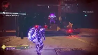 Sentinel Titan's super during the strike: The Inverted Spire
