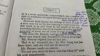Pride & Prejudice ( Line by line explanation in Hindi)
