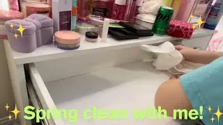 ✨Spring clean with me!✨#dance #springcleaning #2025 #cleaning