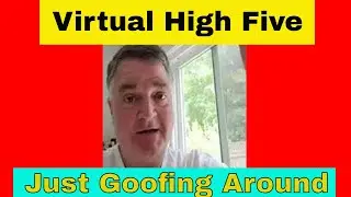 Virtual High Five - Goofy Dad Jokes - Up High Down Low Too Slow - #shorts