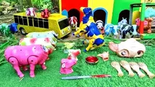 PROSES POTONG SAPI QURBAN !! SIMULASI POTONG SAPI COW MILK COW CARTOON #s257