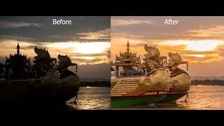 How to edit Sunset Photo in Adobe Camera Raw & Photoshop