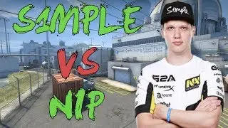 CSGO: POV Na'Vi s1mple vs NiP (40/32) nuke @ DH Masters Malmö 2017