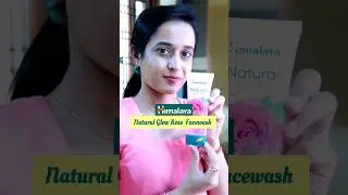 Himalaya Natural Glow Rose Facewash Review 🌷#shorts #ytshorts #beauty #review