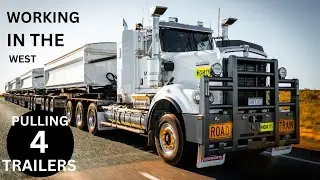 Тягач Kenworth Prime Tailor легко тянет 4 прицепа