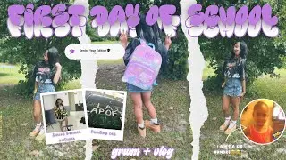 Last First Day of High School 2025 🎓| GRWM🎀, Senior Banner Pictures📸, Senior Sunrise 🌅 , ++more !