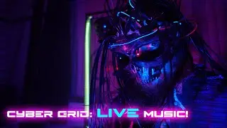 🚨LIVE: Cyberpunk themed industrial metal | Chromatic Rock & Cyber-Industrial Chaos (Horizontal Feed)