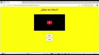 Ejemplo botones, videos, textos e imágenes en HTML y CSS