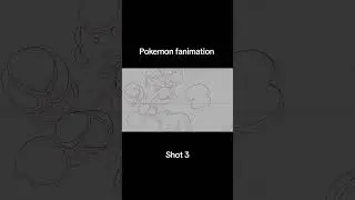 Linework for shot 4 of my fanimation #pokemon #art #fanimation #animation