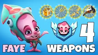 Faye is First Character Have Four Weapons | Zooba