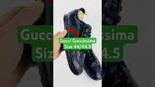 Gucci Men's Guccissima Leather Web Detail Low Top Shoes (Size 44/44.5) #gucci #prelovedtreasures