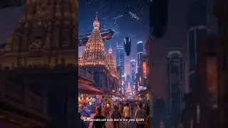 India in 2099 🔮 | Futuristic Indian City Reimagined with AI