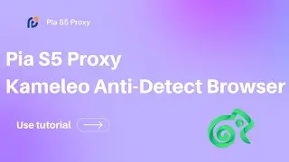 How to use pias5proxy with kameleo browser to configure proxy settings?