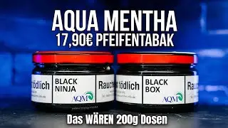 AQUA MENTHA Pfeifentabak | Black Box & Black Ninja