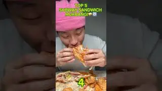 JUICY AND CREAMY SUBWAY SANDWICH MUKBANG! 🥪🔁 | TIKTOK ASMR MUKBANG COMPILATION 