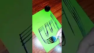Allah Name Spoon Calligraphy | Experimental Islamic Art #shorts