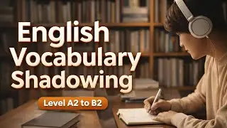 English Vocabulary Shadowing for Everyday Use | Level A2&ndash;B2