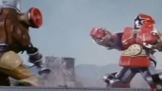 Power Rangers Zeo - Song Sung Yellow - Power Rangers vs Cogs - Megazord Fight