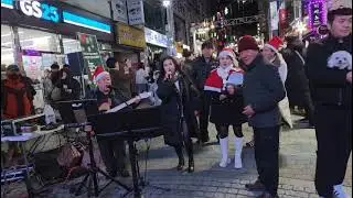 제6회창동눈꽃축제/감성을파고드는7080/여고졸업반(원곡 김인순) 듀엣 이철성 단장님과 김수현 가수님/주최.주관/창동상인연합회/공연팀/사)KBSu한국방송가수CEO총연합회/경남총괄본부