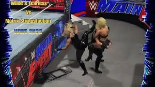WWE 2K23 Wilde & Fearless Vs Matrix Stratusfaction - Pro-celebrity Wrestling Tag Team Elim. Match