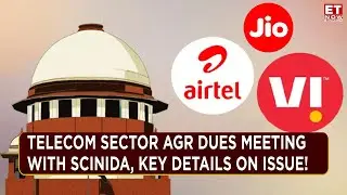 Telecom AGR Dues Discussed With Telecom Minister Scindia | Top Bosses Of Voda, Airtel & Jio Attend!
