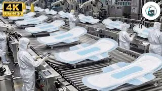 Inside The Factory: How Kotex Sanitary Pads Are Made (Full Process)
