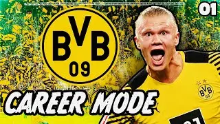 MANCHESTER CITY OFFERS 200MIL FOR HAALAND | Episode 1 | Borussia Dortmund Career Mode