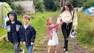 Palfrey & Gabbitas camping holiday at Ashbourne Woods, Devon. 2021.