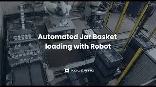 Automated Jar Basket Loading with Robot