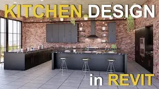 Full Parametric Kitchen Design in Revit Tutorial - all Revit Families are included for download