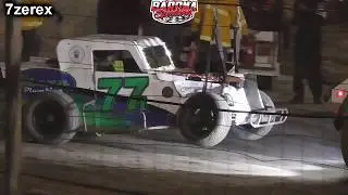 Dwarf Car 77 Phil Confer Hard Crash Barona Speedway 11-16-2019