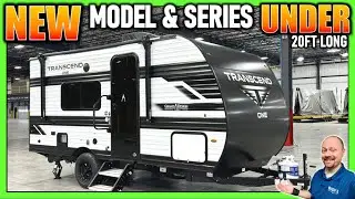 NEW MODEL 1ST LOOK! Mini Couple's Camper Under 4,000lbs! 2025 Transcend ONE 151RB Travel Trailer