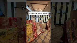 Free food & kimono fitting at Bridal Fair 🇯🇵 (Meiji Kinenkan)