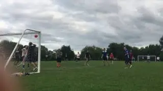 Outdoor soccer pickup at Elizabeth Milburn Park Cedar Park TX