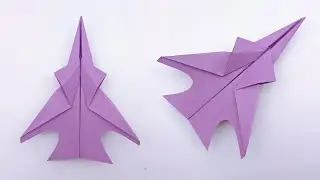 Boom Boom Fighter Jet Plane Making Tutorial | Cool Design Jet Fighter | Origami Toy Jet Airplane